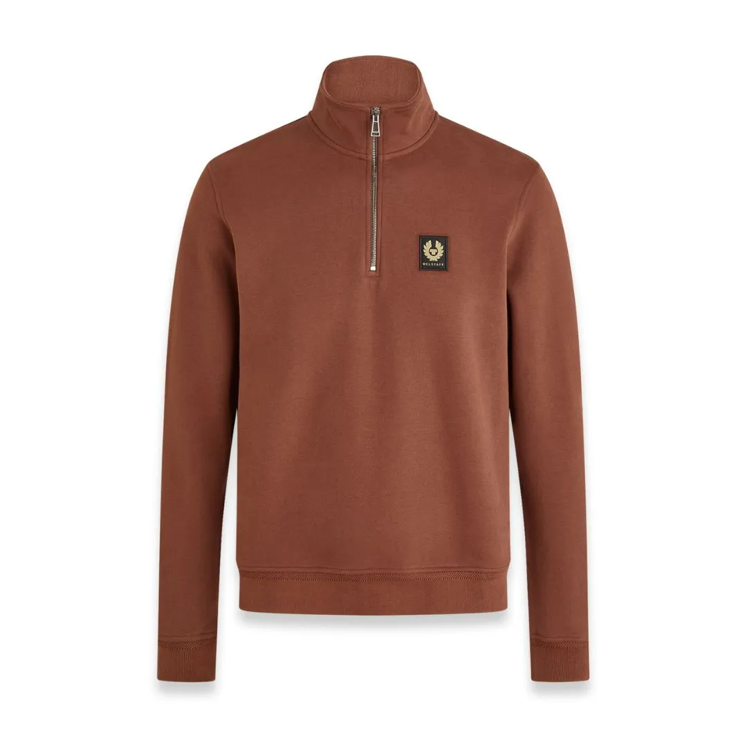1/4 Zip Cotton Fleece Sweatshirt 103001