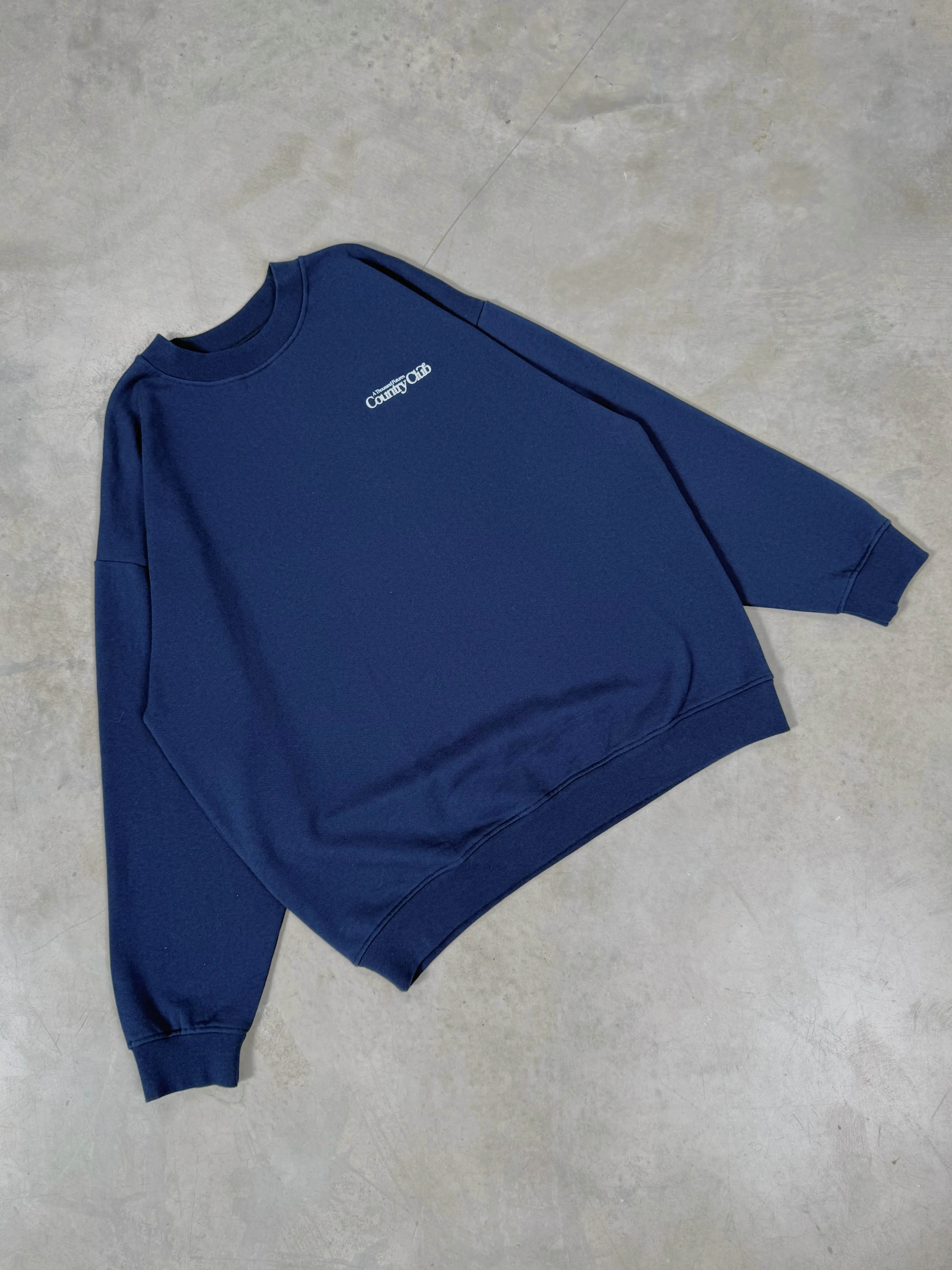 A Thousand Futures x GK 'Country Club' Sweater - Navy