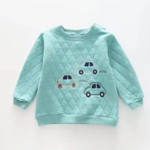 Babys' Vroom Vroom Quilted Jumper