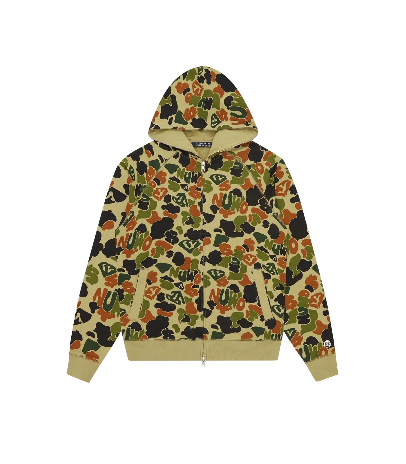 BBC X NUWO ZIP THROUGH HOOD - CAMO