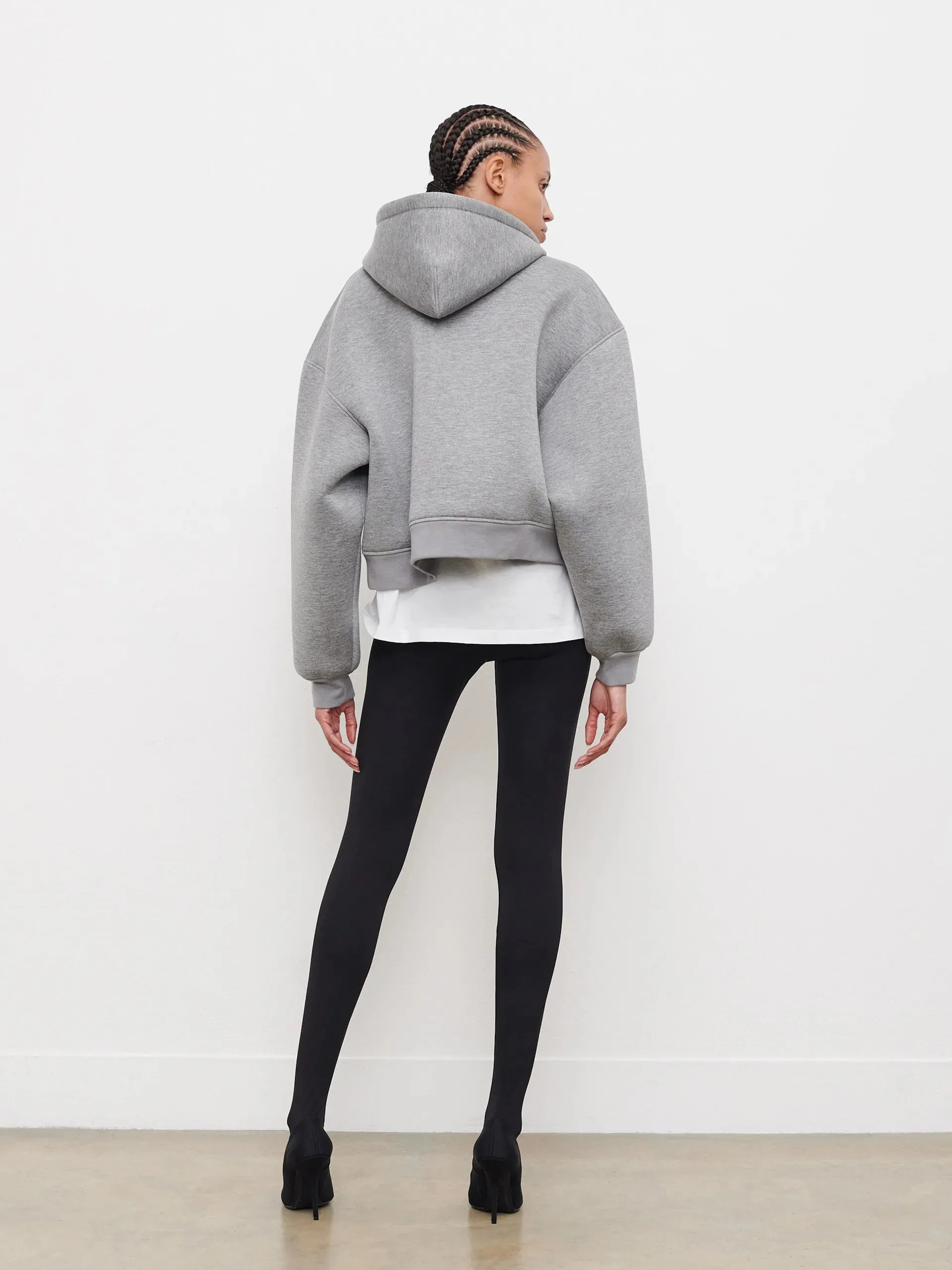 BONDED ZIP HOODIE