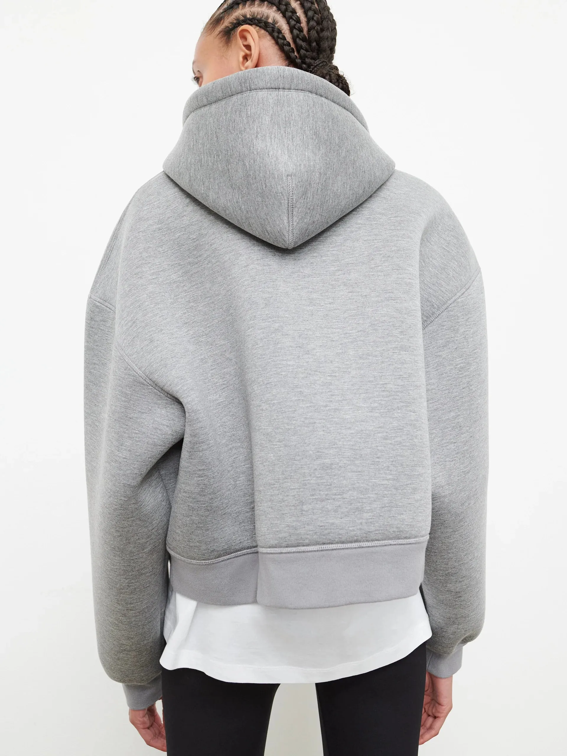 BONDED ZIP HOODIE