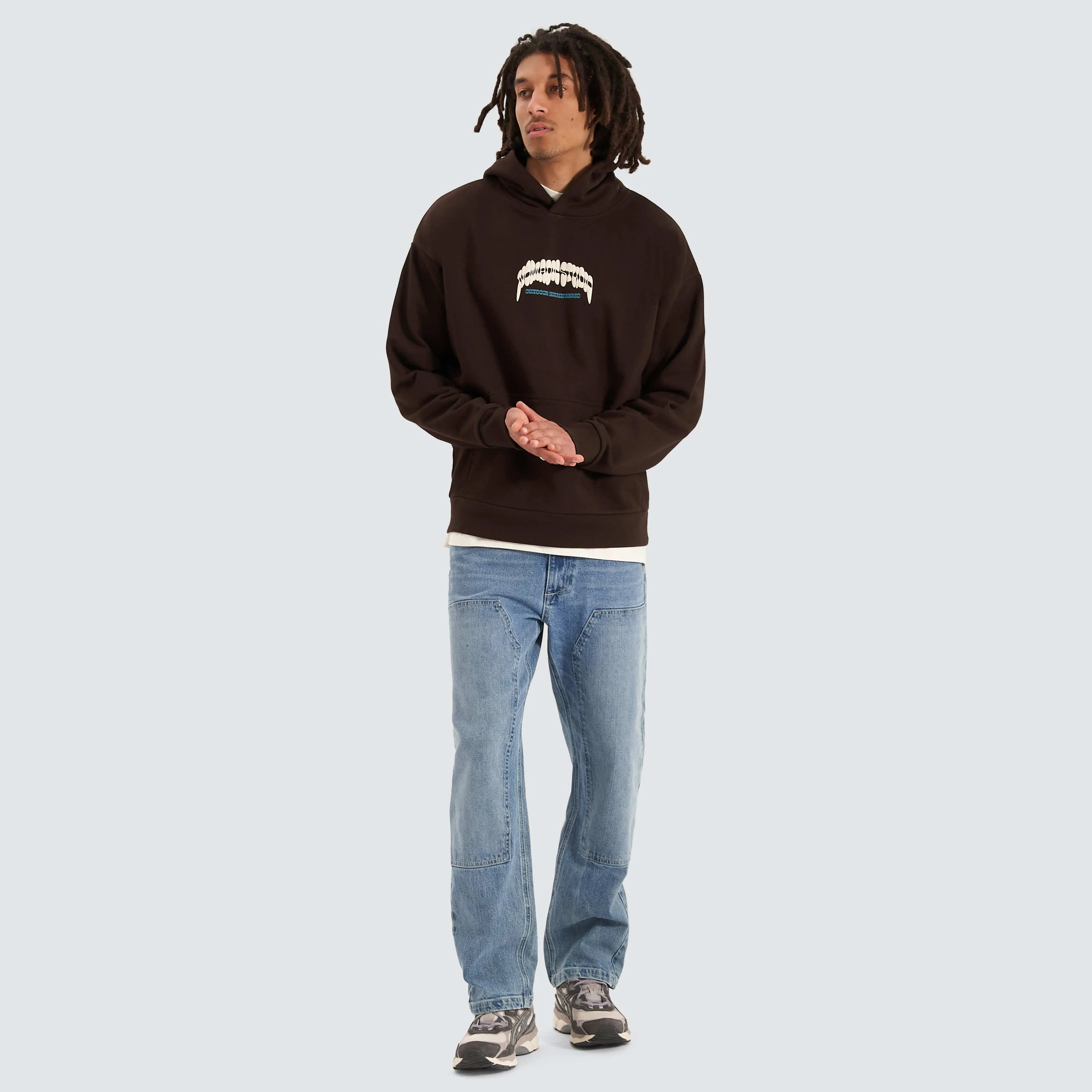 Bouquet Oversized Hoodie Dark Chocolate