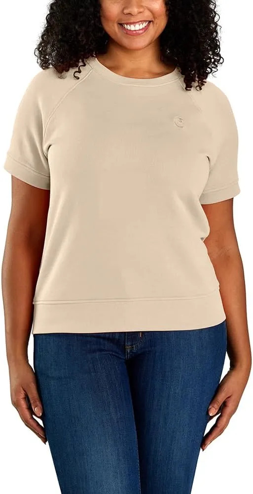 Carhartt Women's Relaxed Fit French Terry Short-Sleeve Sweatshirt