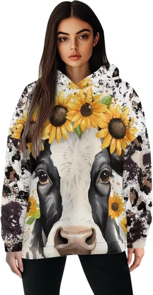 Casual Women Hoodies Oversized Sweatshirt Long Sleeve Hoodie Pullover Tops