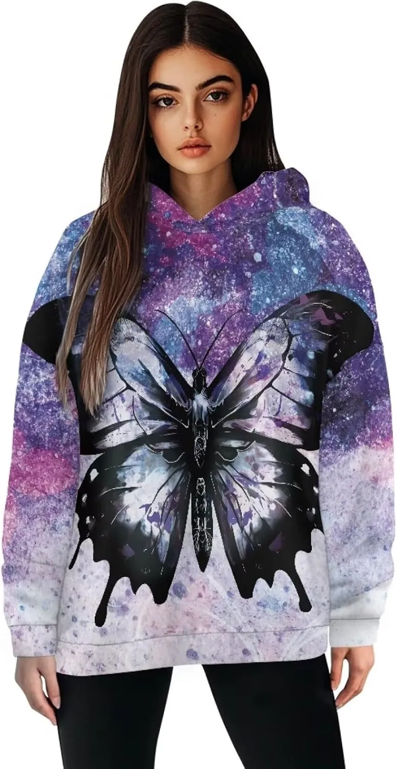 Casual Women Hoodies Oversized Sweatshirt Long Sleeve Hoodie Pullover Tops