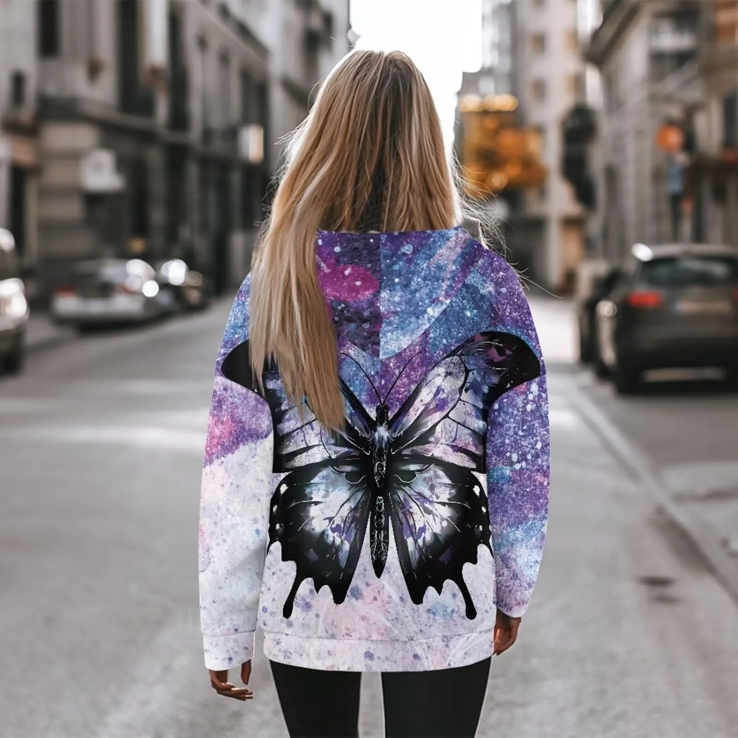 Casual Women Hoodies Oversized Sweatshirt Long Sleeve Hoodie Pullover Tops