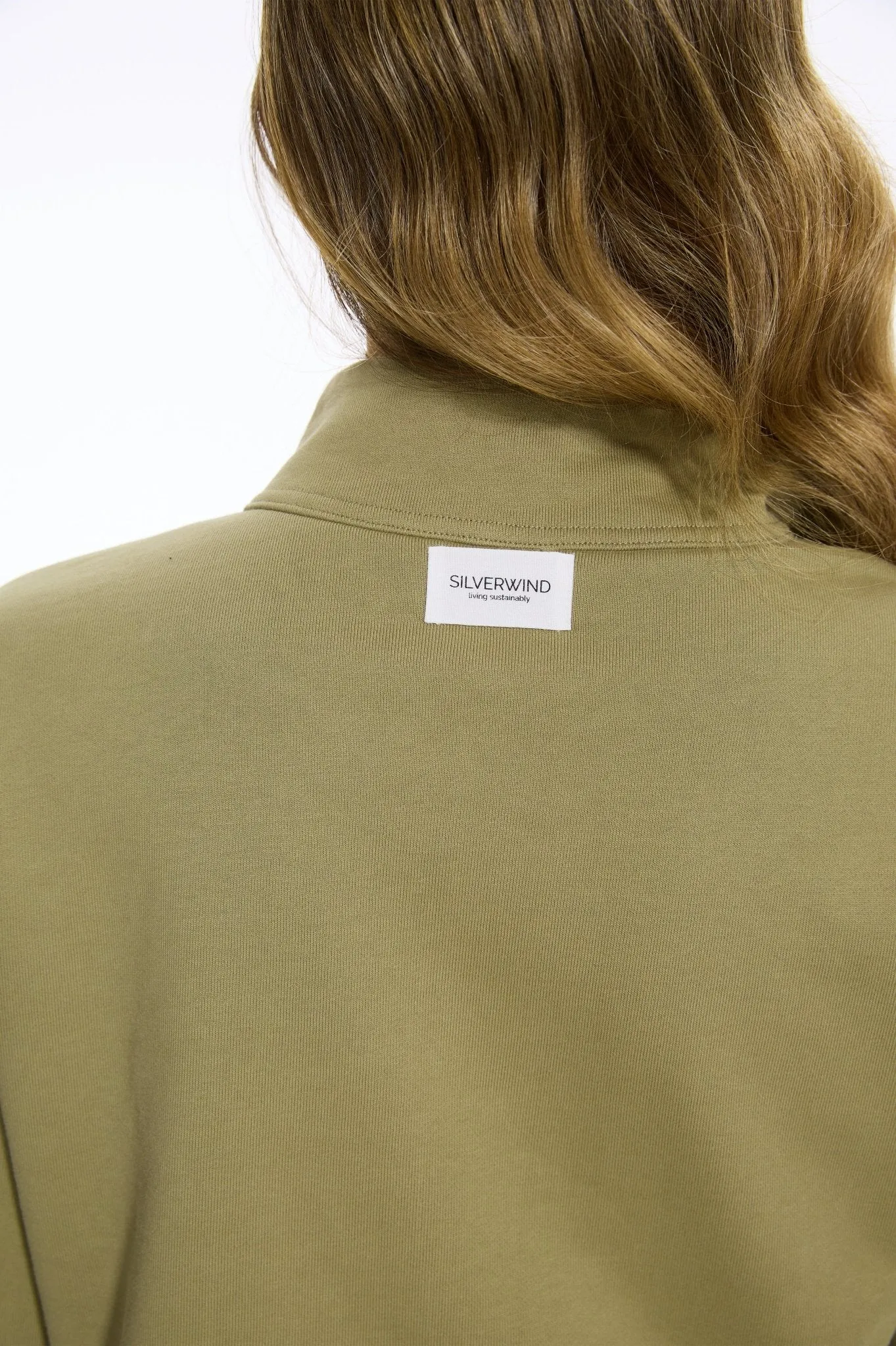 Cozy Fleece Cropped Hoodie - Moss Green