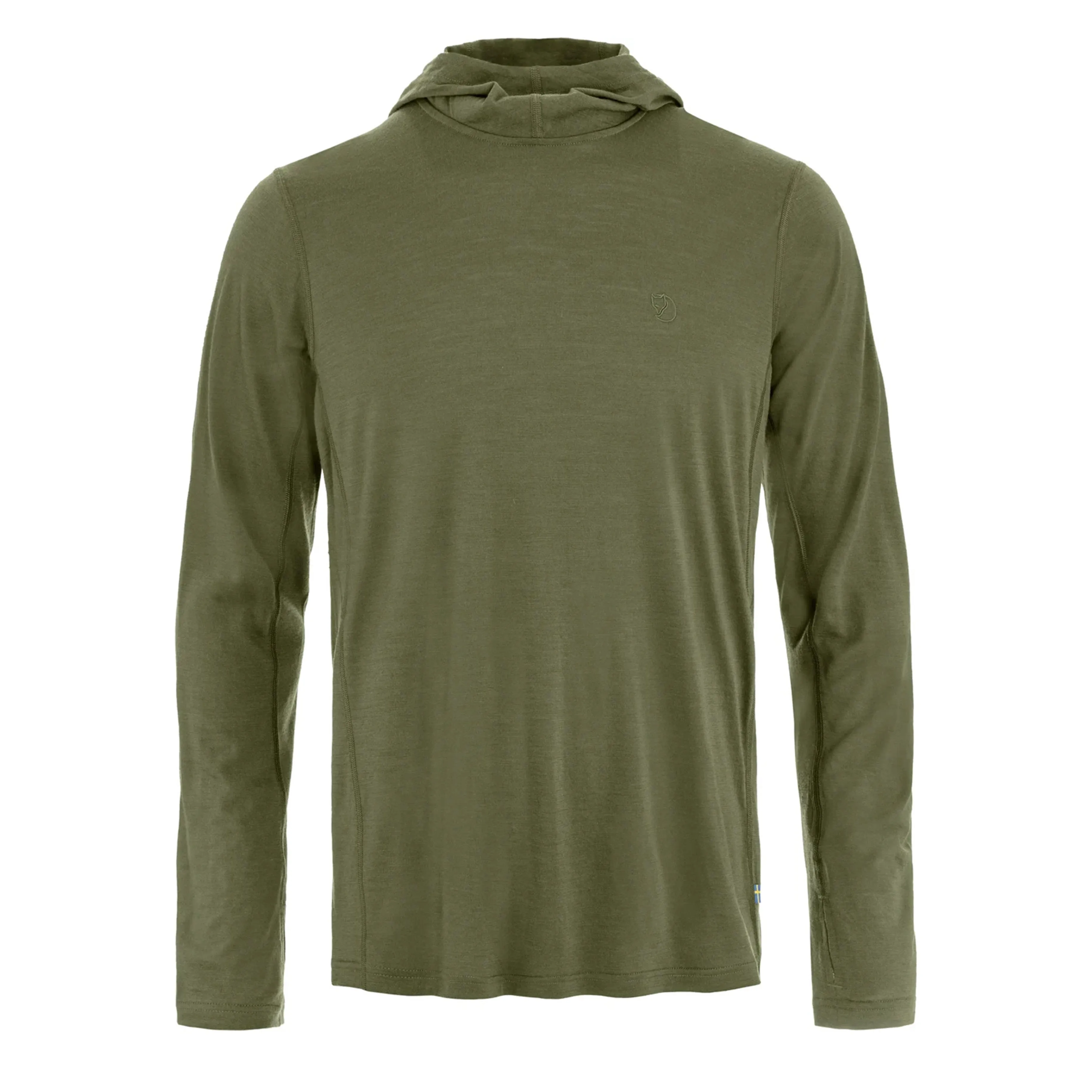 Fjallraven Abisko Wool Sun-hoodie Laurel Green