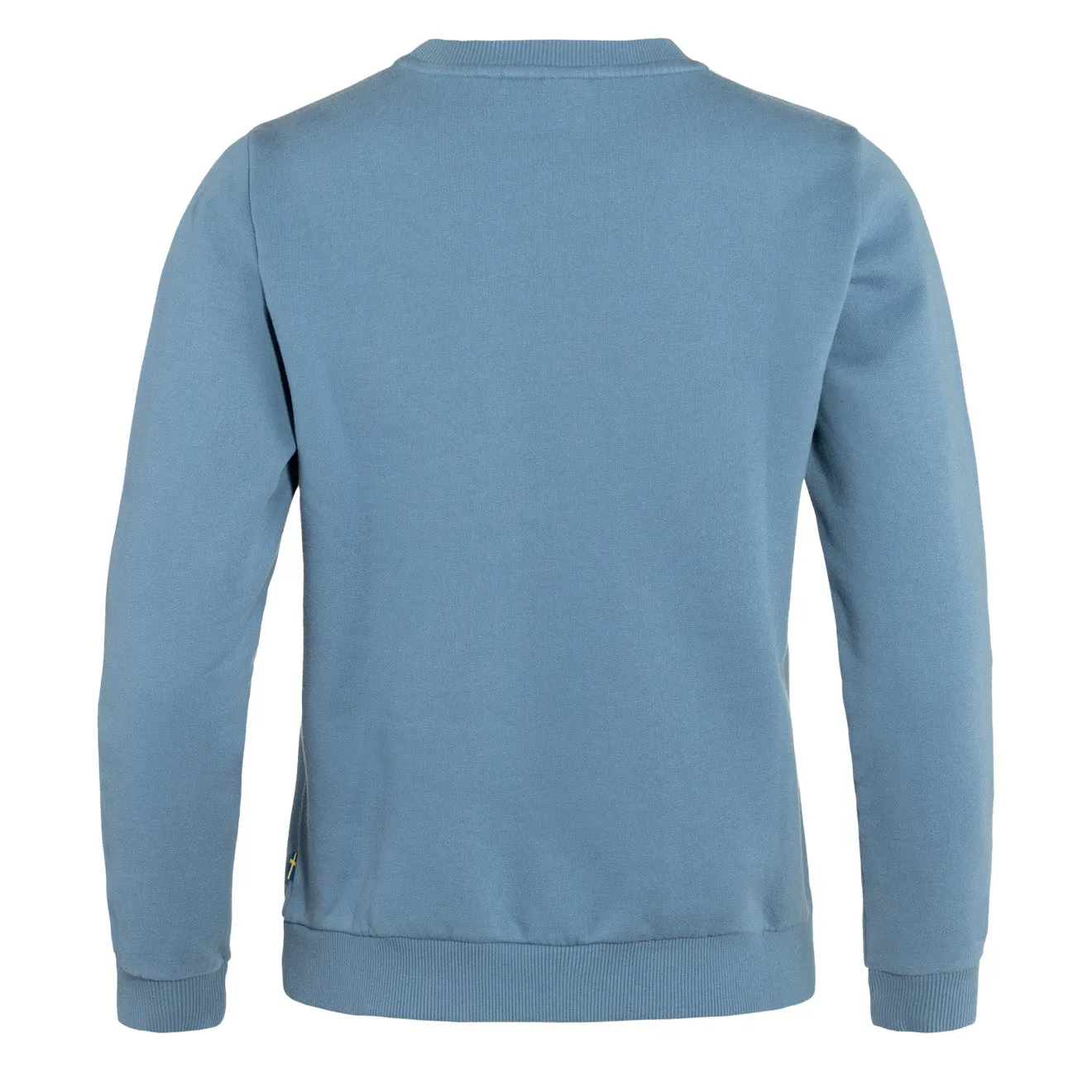 Fjallraven Womens Logo Sweater Dawn Blue / Terracotta Brown