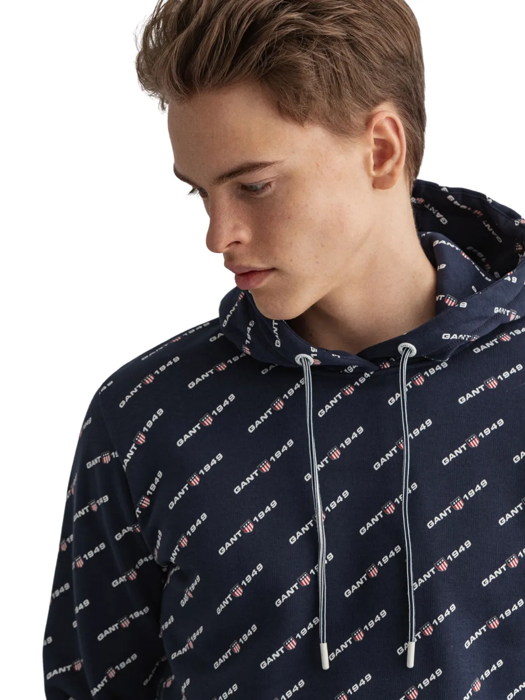 Gant Retro Shield Print Sweat Hoodie