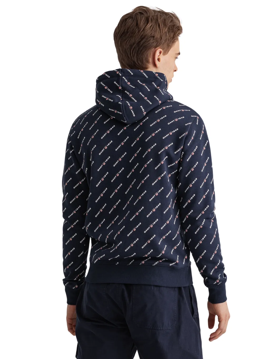 Gant Retro Shield Print Sweat Hoodie