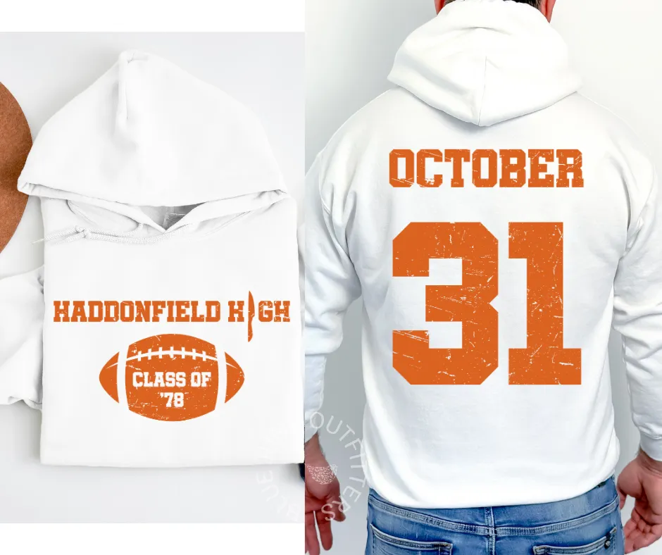 Haddonfield High | Retro Halloween Hoodie