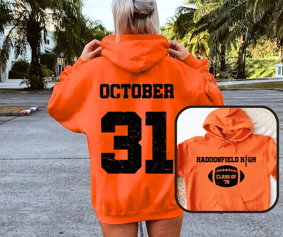 Haddonfield High | Retro Halloween Hoodie
