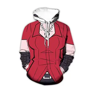 Helltaker Hoodies - Zdrada Unisex 3D Pullover Hooded Sweatshirt