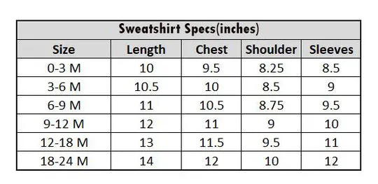 Infant Girls Cotton Terry Sweatshirt Bloom & Glow