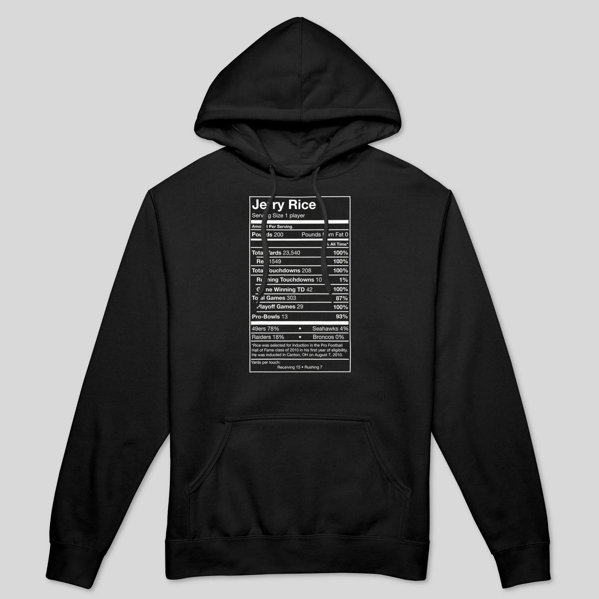 JERRY RICE MEN'S HOODIE