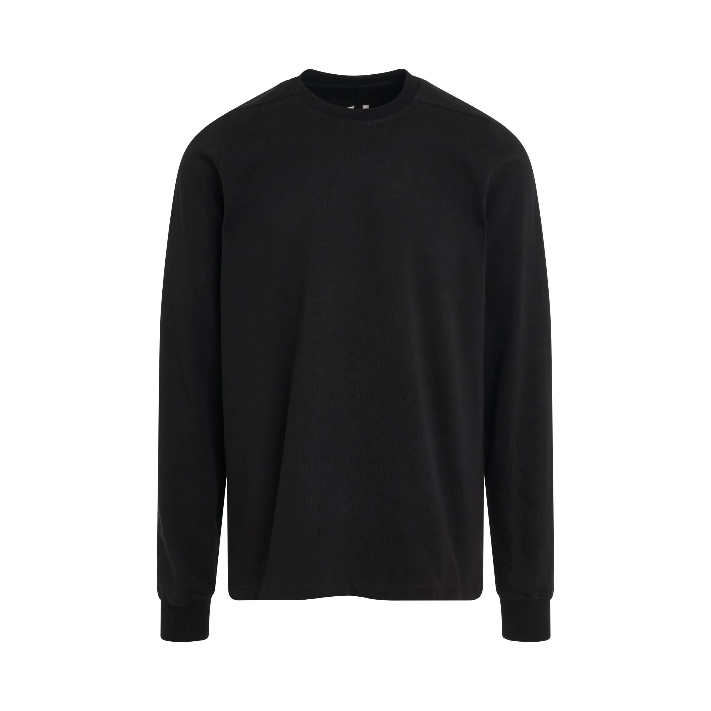 Long Sleeve Short Sweatshirt in Black