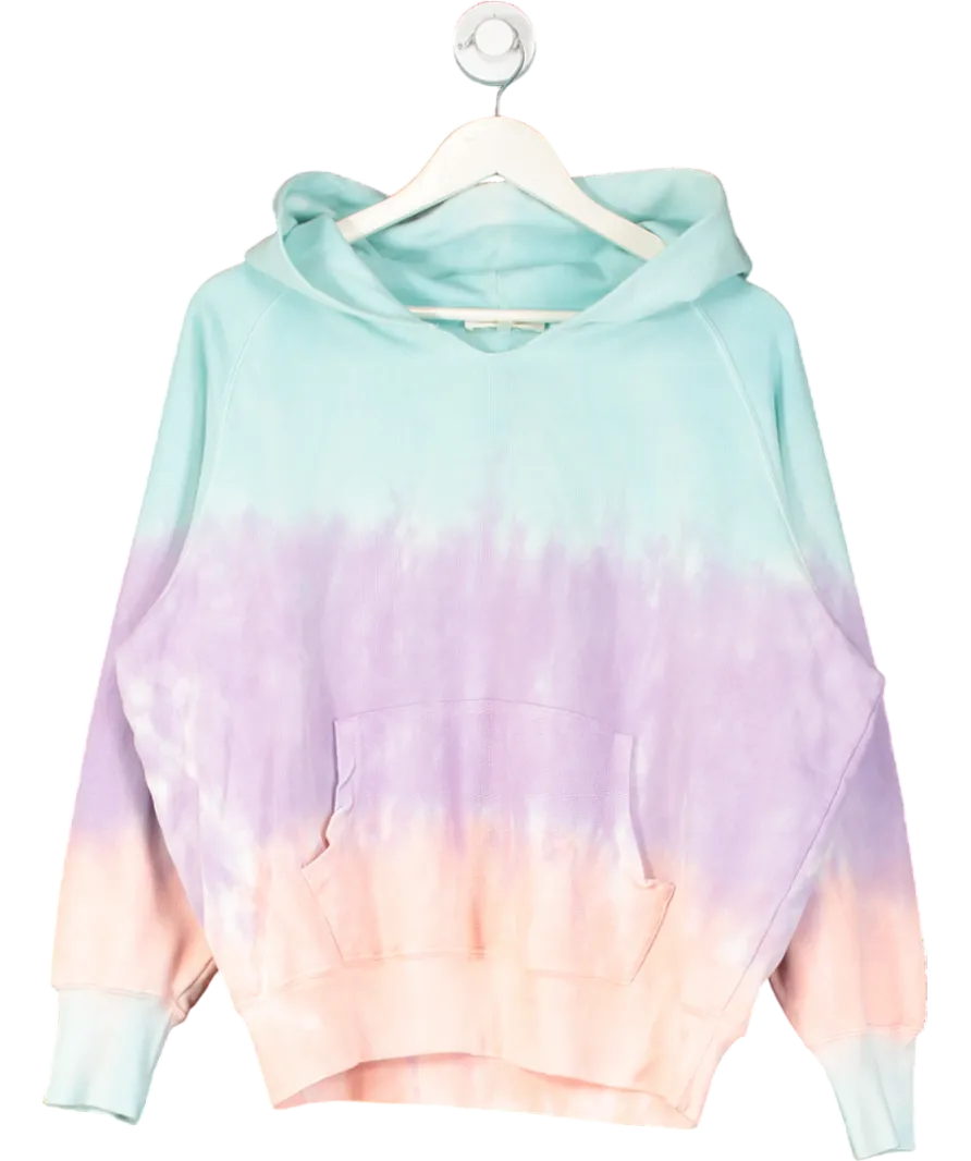 loveshackfancy Multicoloured Cotton Tie Dye Hoodie UK S