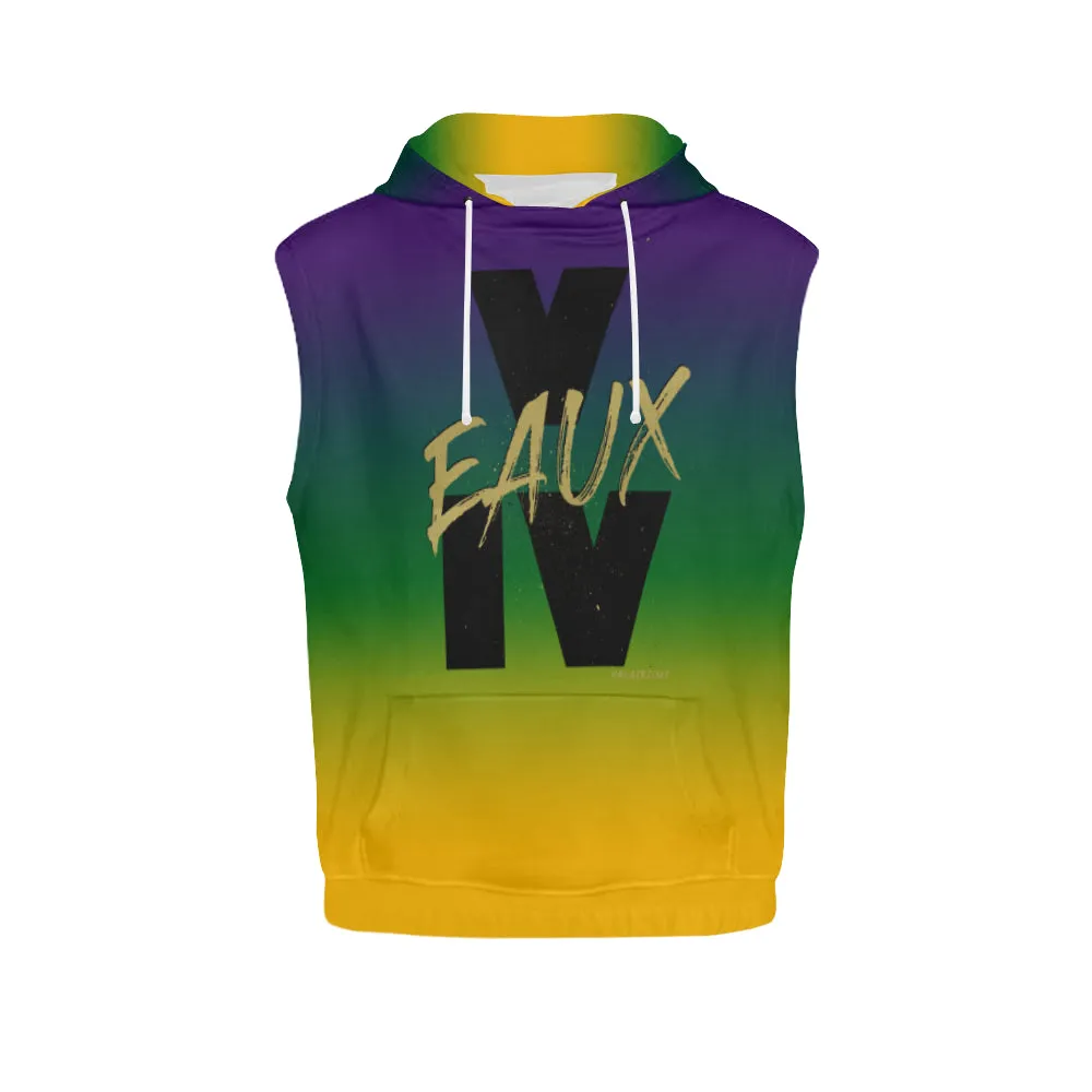MARDI GRAS SLEEVELESS HOODIES