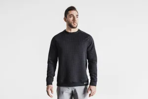 MEN'S QUILTED CREW PULLOVER