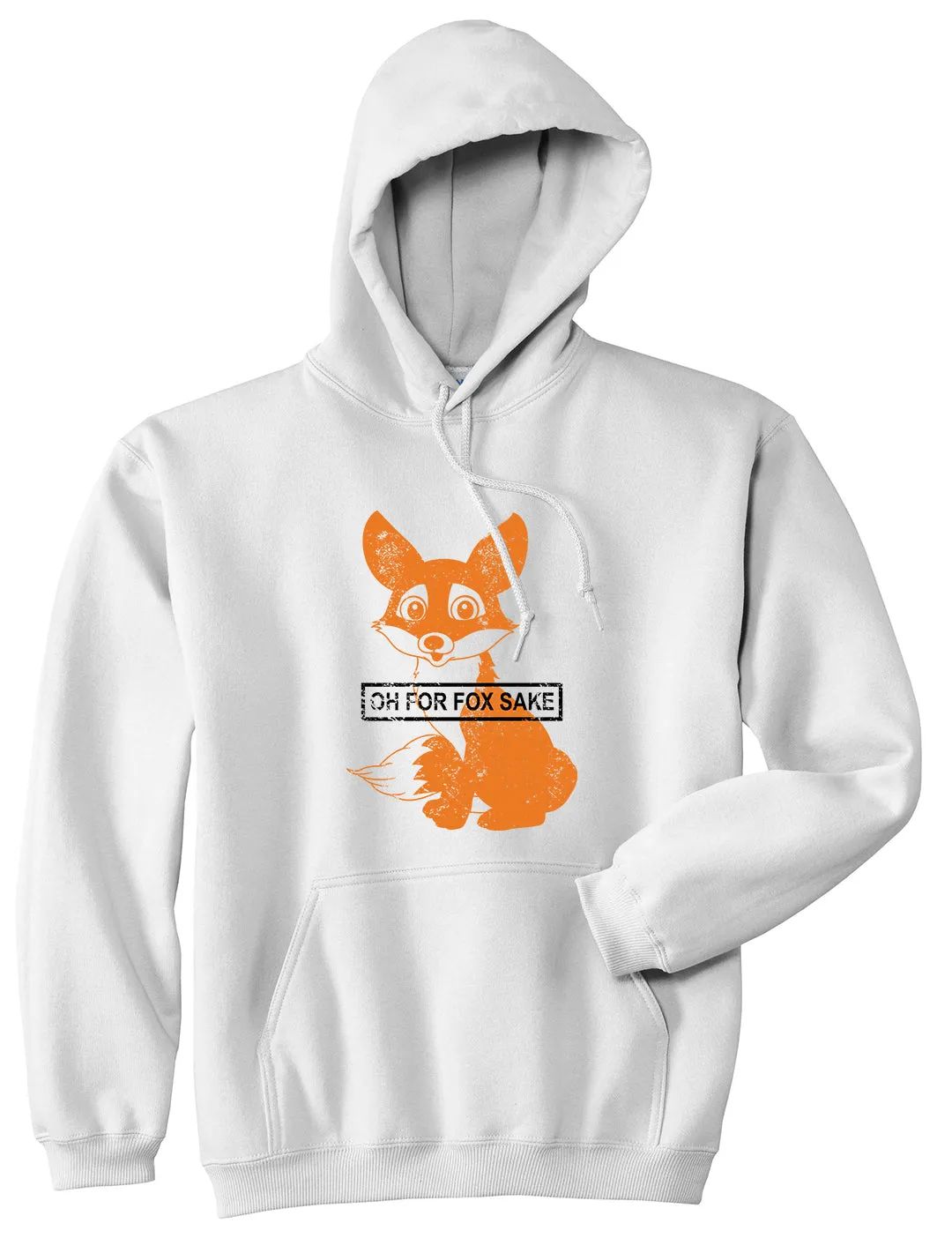 Oh For Fox Sake Mens Pullover Hoodie