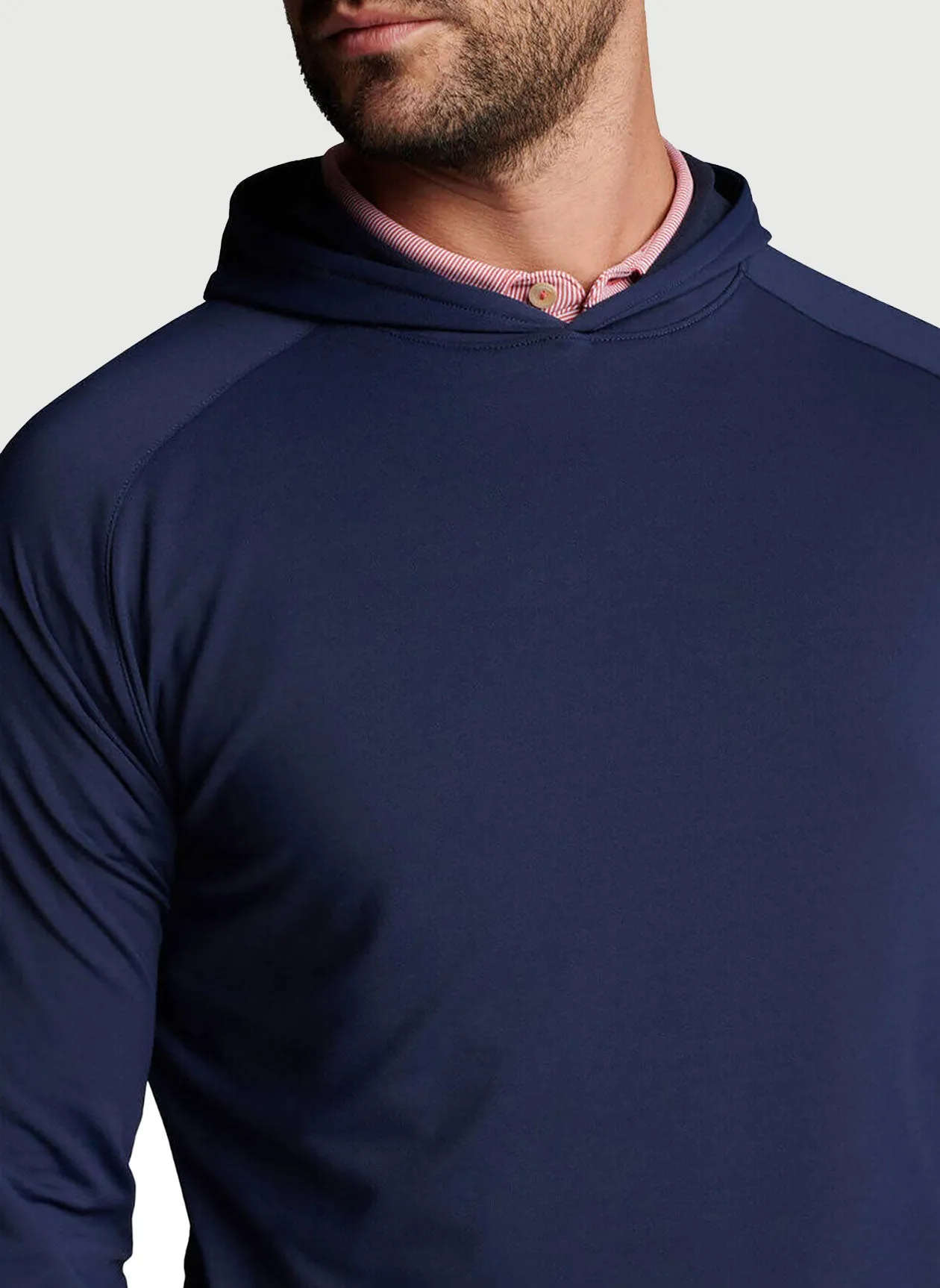 Peter Millar Pine Performance Custom Hoodies, Navy