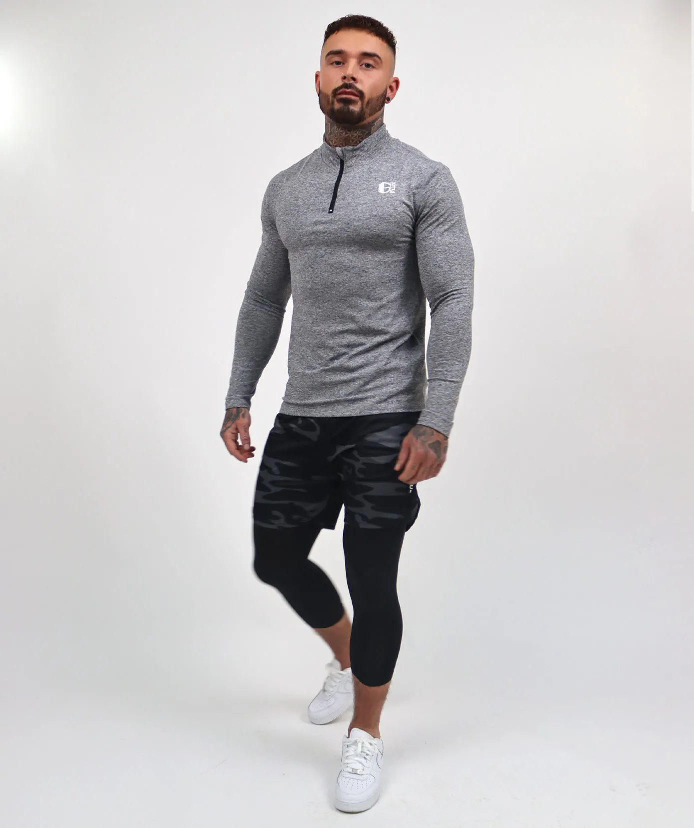 Physique 1/4 Zip Top | Grey