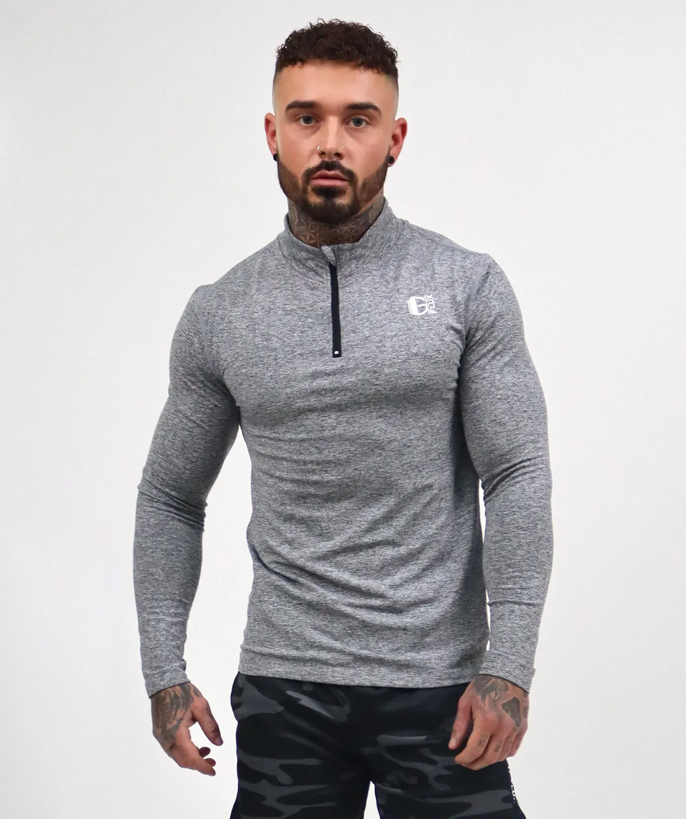 Physique 1/4 Zip Top | Grey