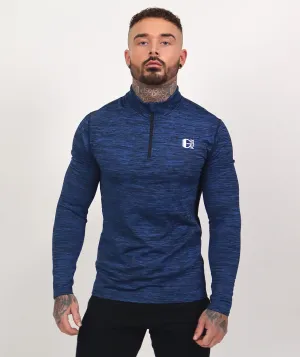Physique 1/4 Zip Top | Navy Blue