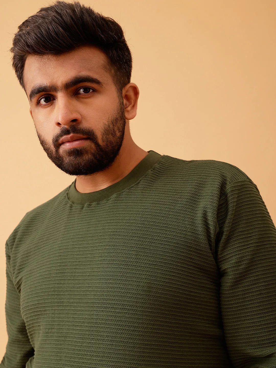 Premium Interlock Textured Sweatshirt