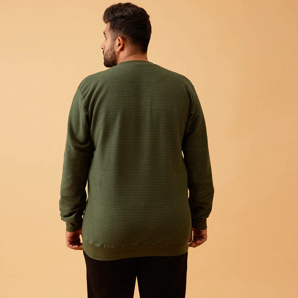 Premium Interlock Textured Sweatshirt