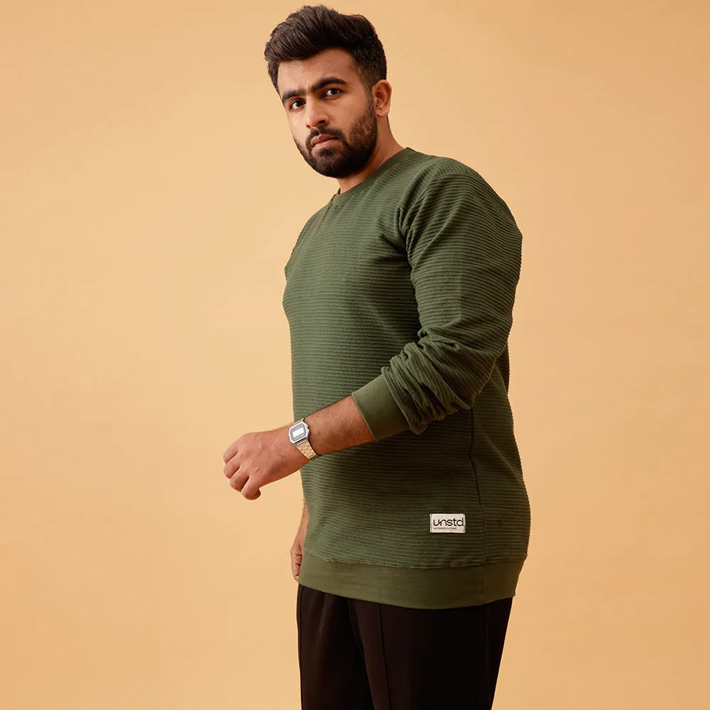 Premium Interlock Textured Sweatshirt