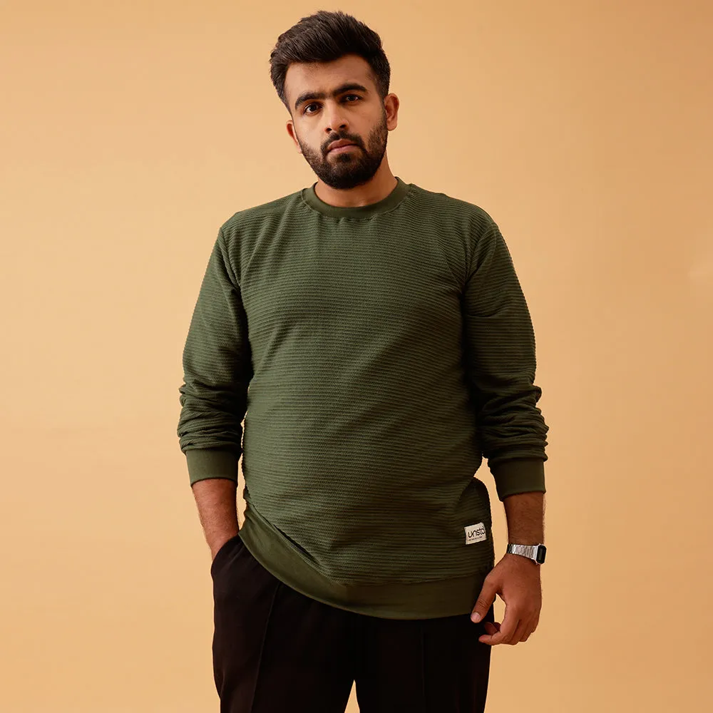 Premium Interlock Textured Sweatshirt
