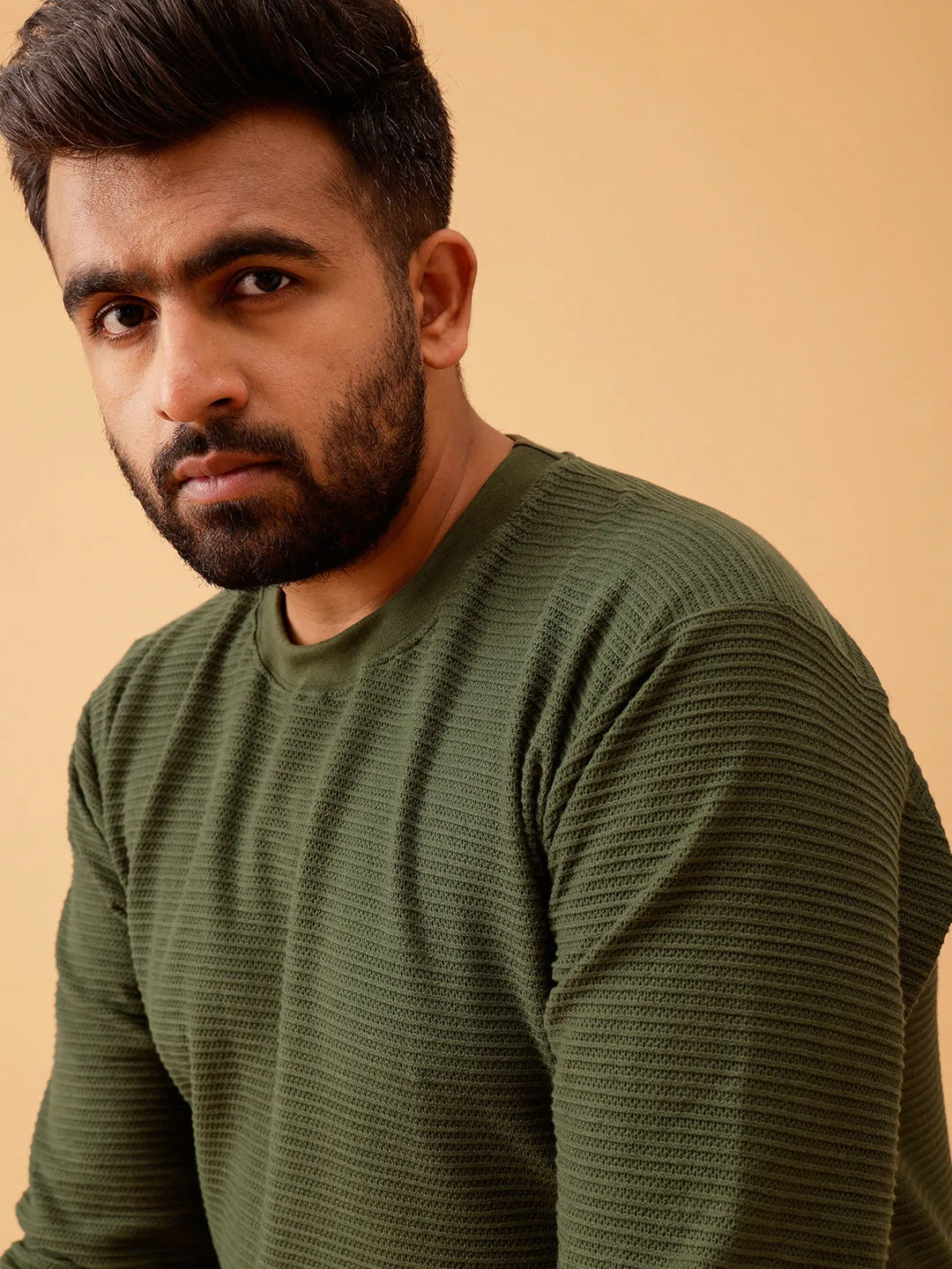 Premium Interlock Textured Sweatshirt