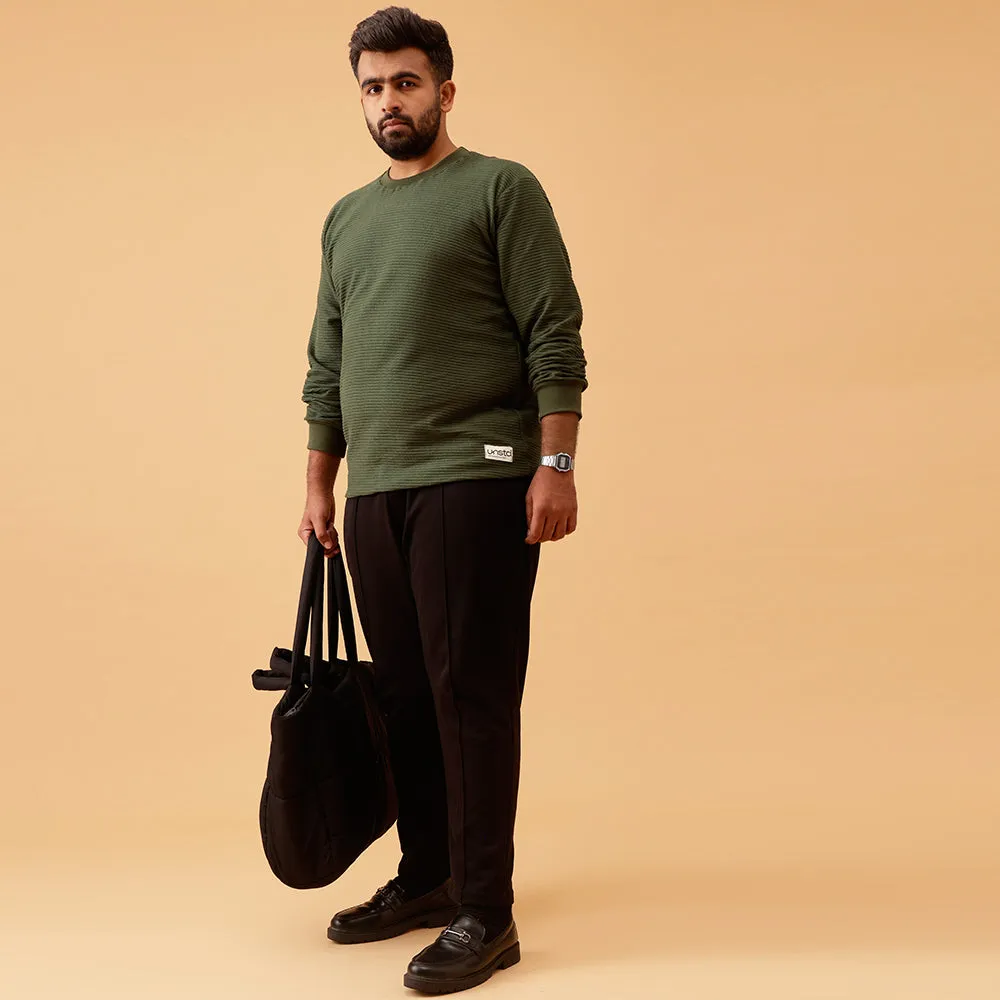 Premium Interlock Textured Sweatshirt