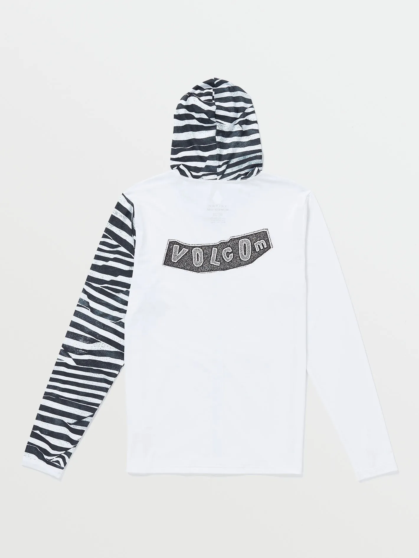 Ramp Stone Hood Long Sleeve - White
