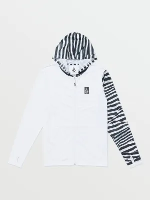 Ramp Stone Hood Long Sleeve - White