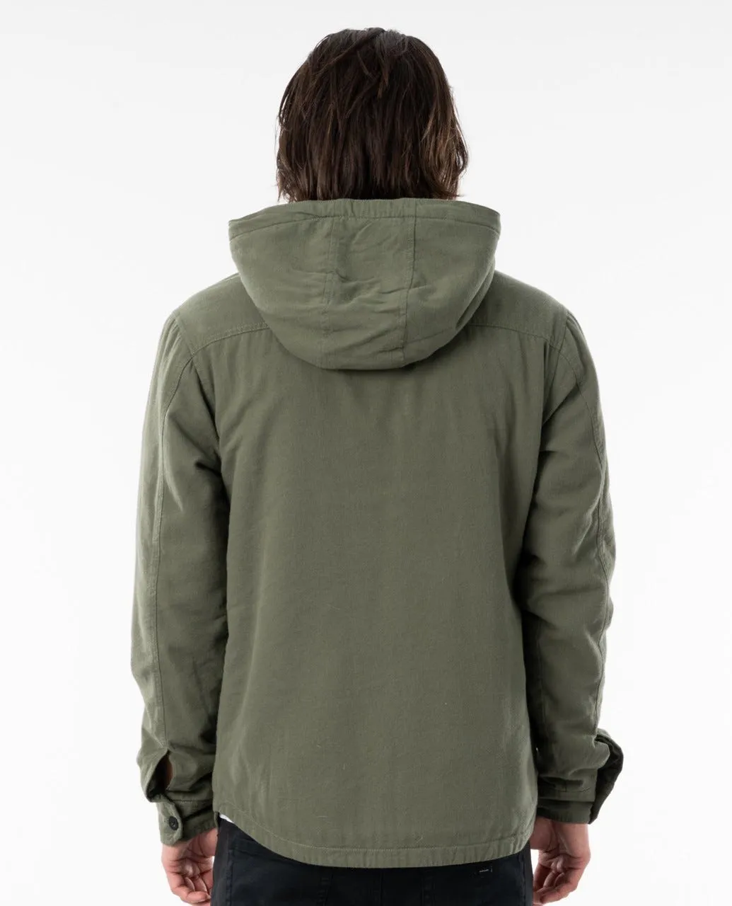 RIP CURL  MENS GIBBOS JACKET - DARK OLIVE