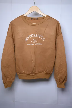 Shein Brown Sweatshirt - Medium