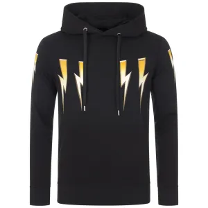 Slim Fit Gold Bolt Lightweight Hoodie