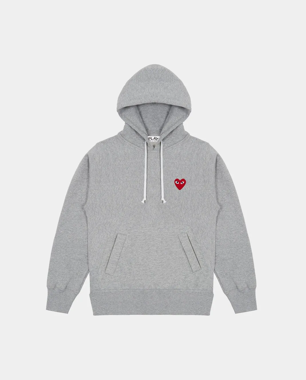 T170 RED HEART HOODIE / GREY