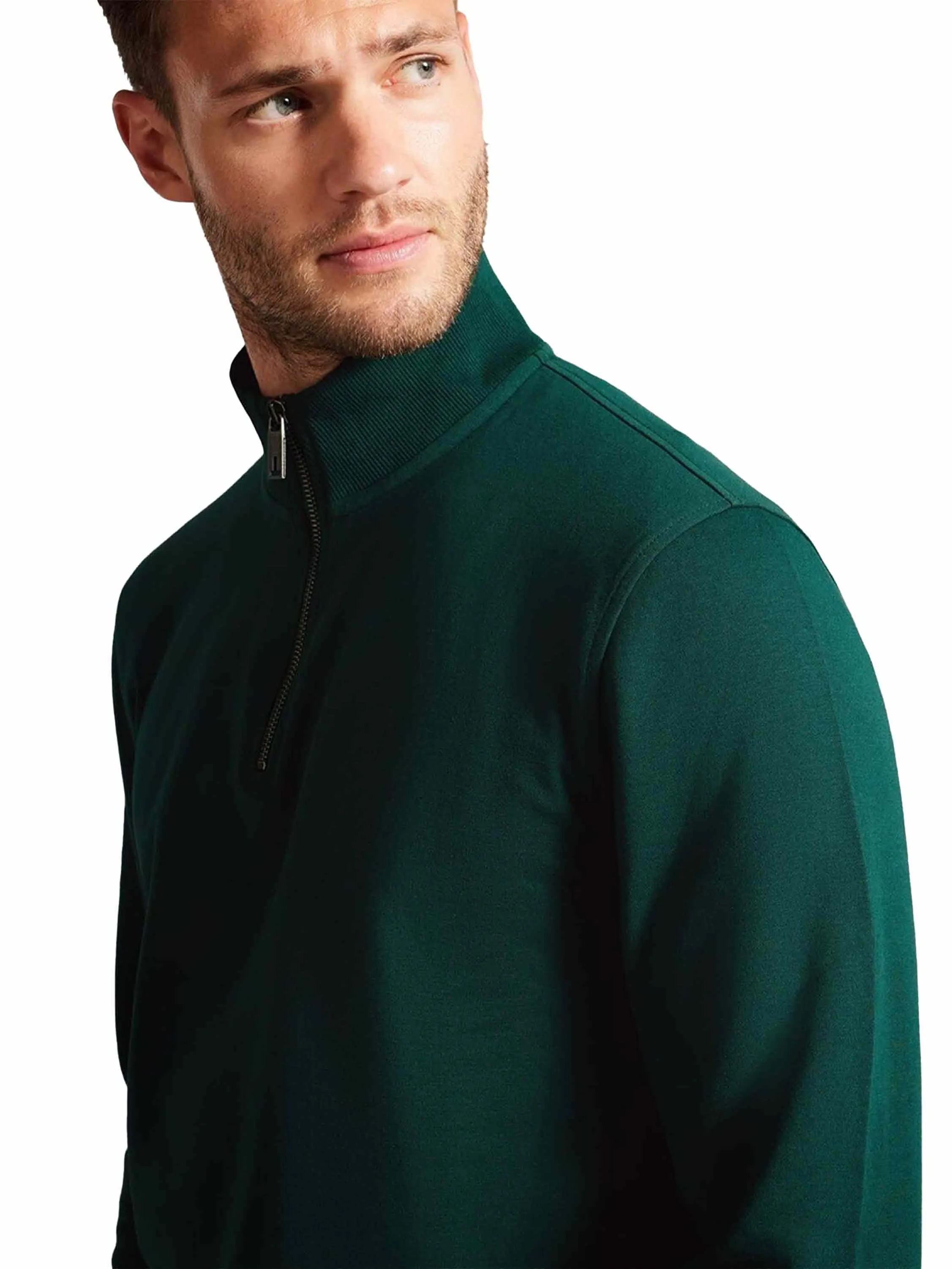 Ted Baker | Mens Half Zip Funnel Neck Sweat - Antram