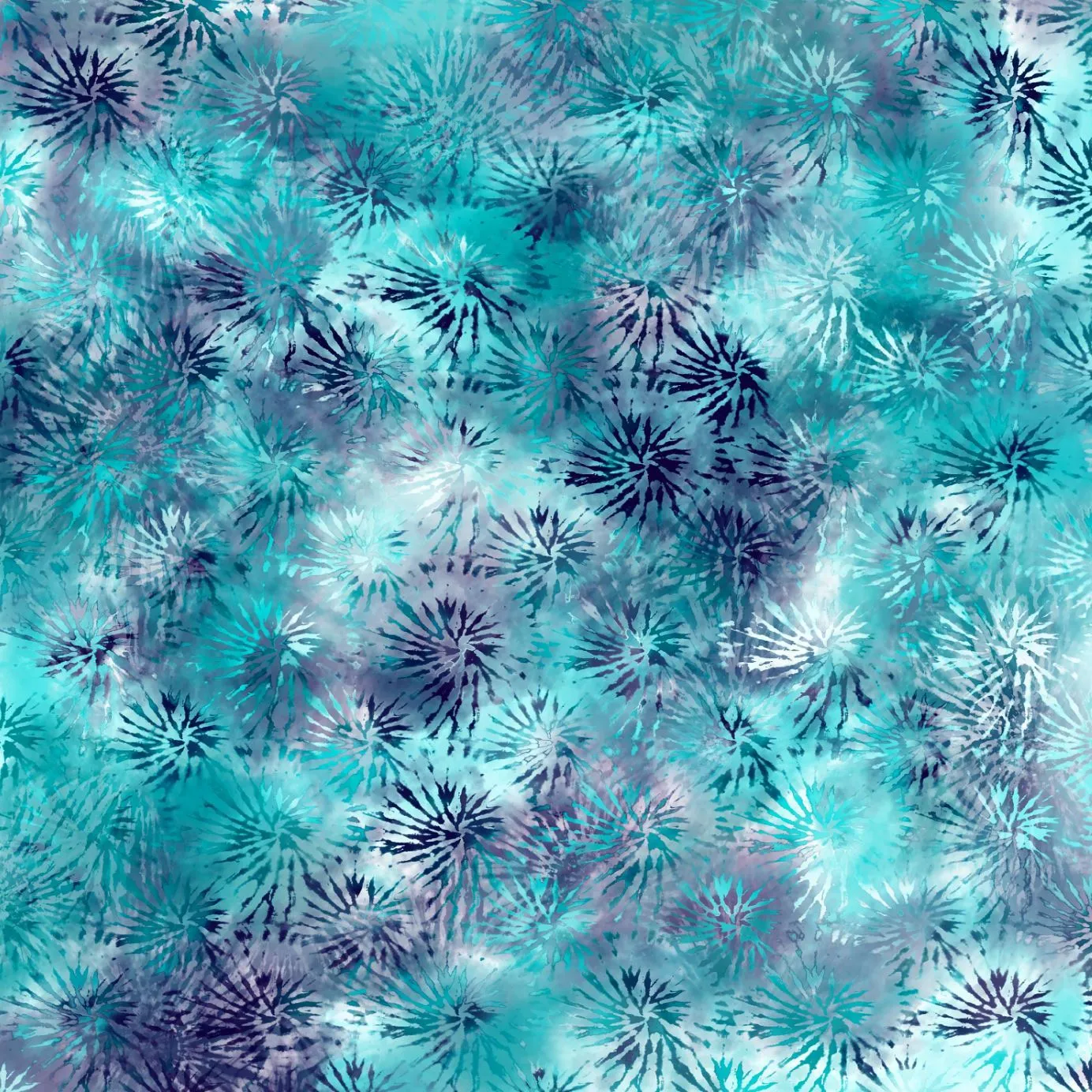 Tie-Dye Adult & Teen Hoodie with FLEECE interior-Waterscape