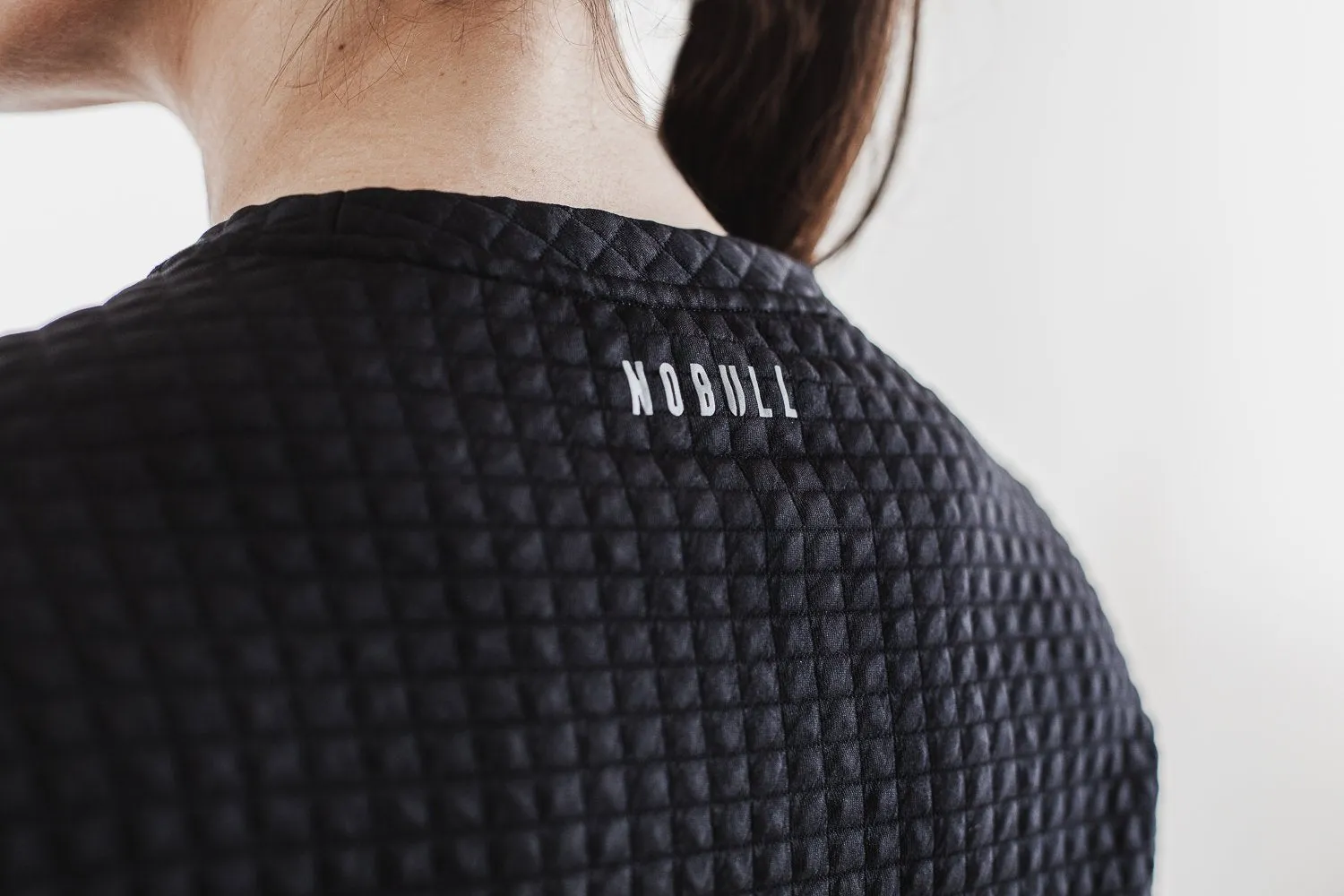 WOMEN'S QUILTED CREW PULLOVER